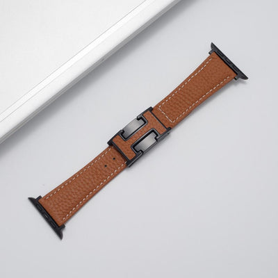 Leather Magnetic Buckle Strap for Apple Watch