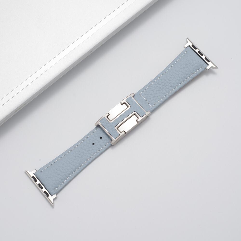 Leather Magnetic Buckle Strap for Apple Watch