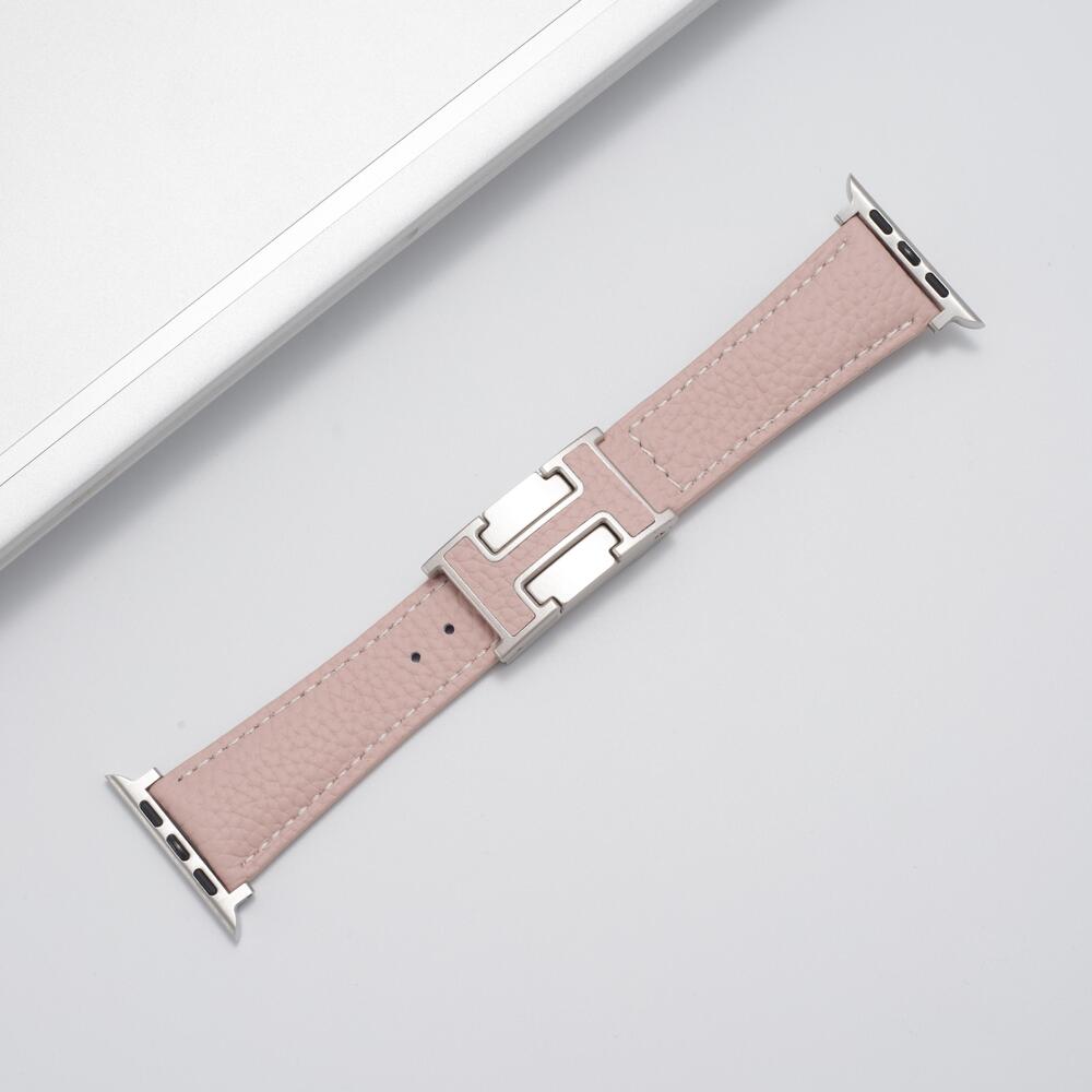 Leather Magnetic Buckle Strap for Apple Watch