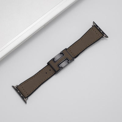 Leather Magnetic Buckle Strap for Apple Watch