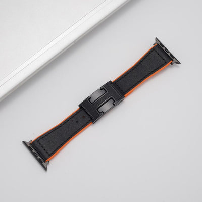 Leather Magnetic Buckle Strap for Apple Watch
