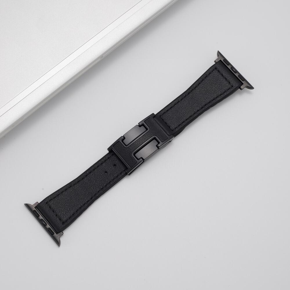 Leather Magnetic Buckle Strap for Apple Watch