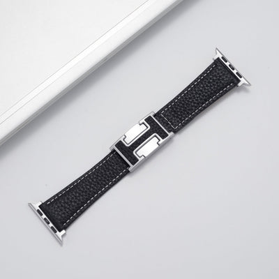 Leather Magnetic Buckle Strap for Apple Watch