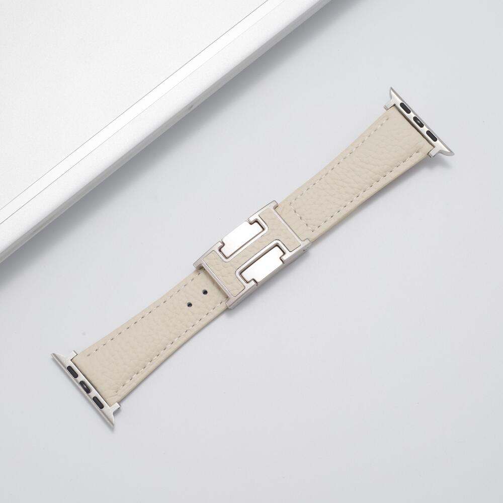 Leather Magnetic Buckle Strap for Apple Watch