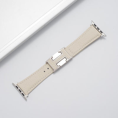 Leather Magnetic Buckle Strap for Apple Watch