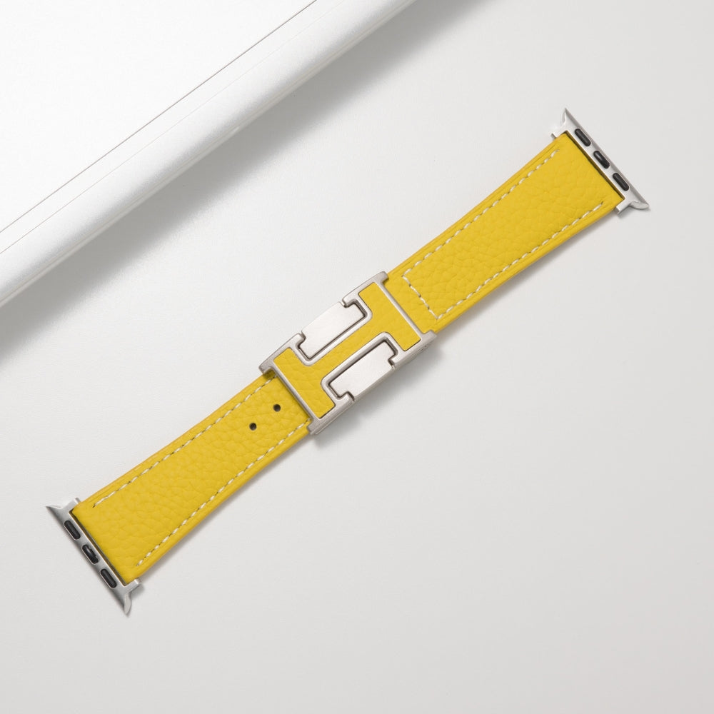 Leather Magnetic Buckle Strap for Apple Watch