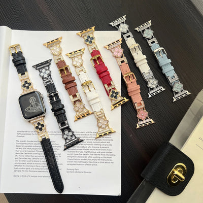 Glitter Leather Strap