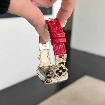 Glitter Leather Strap