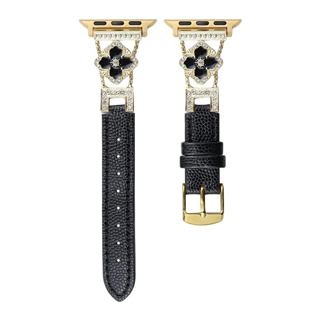 Glitter Leather Strap