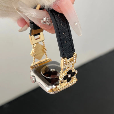 Glitter Leather Strap