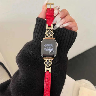 Glitter Leather Strap