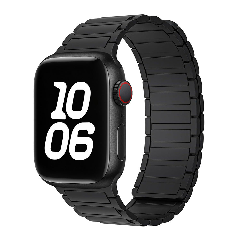 Silicone Magnetic Loop Watch Band For Apple Watch