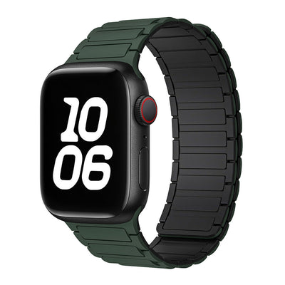 Silicone Magnetic Loop Watch Band For Apple Watch