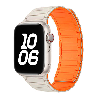 Silicone Magnetic Loop Watch Band For Apple Watch
